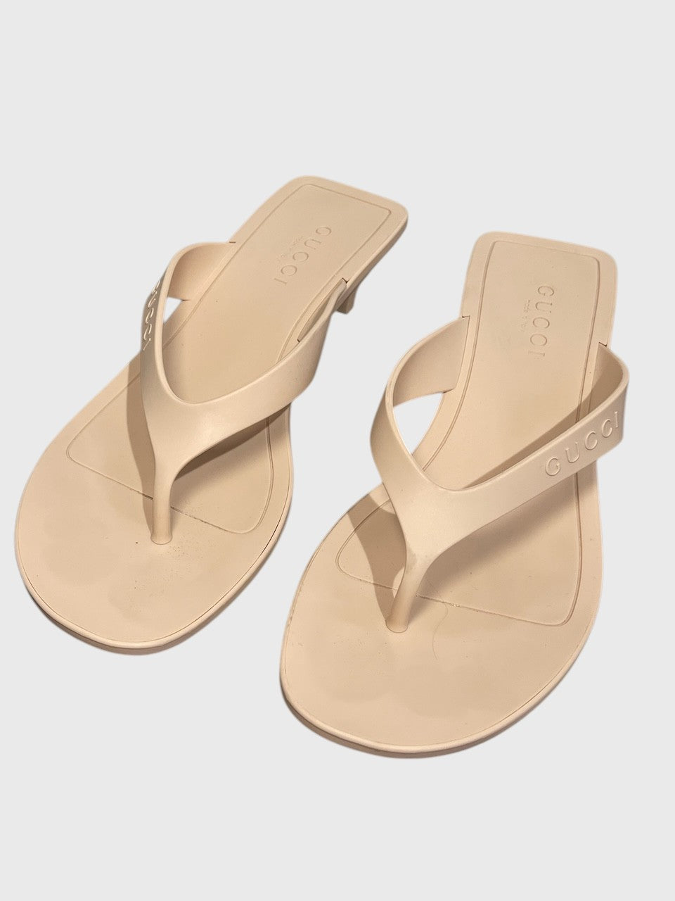 Tongs Gucci Vittoria beige T 37