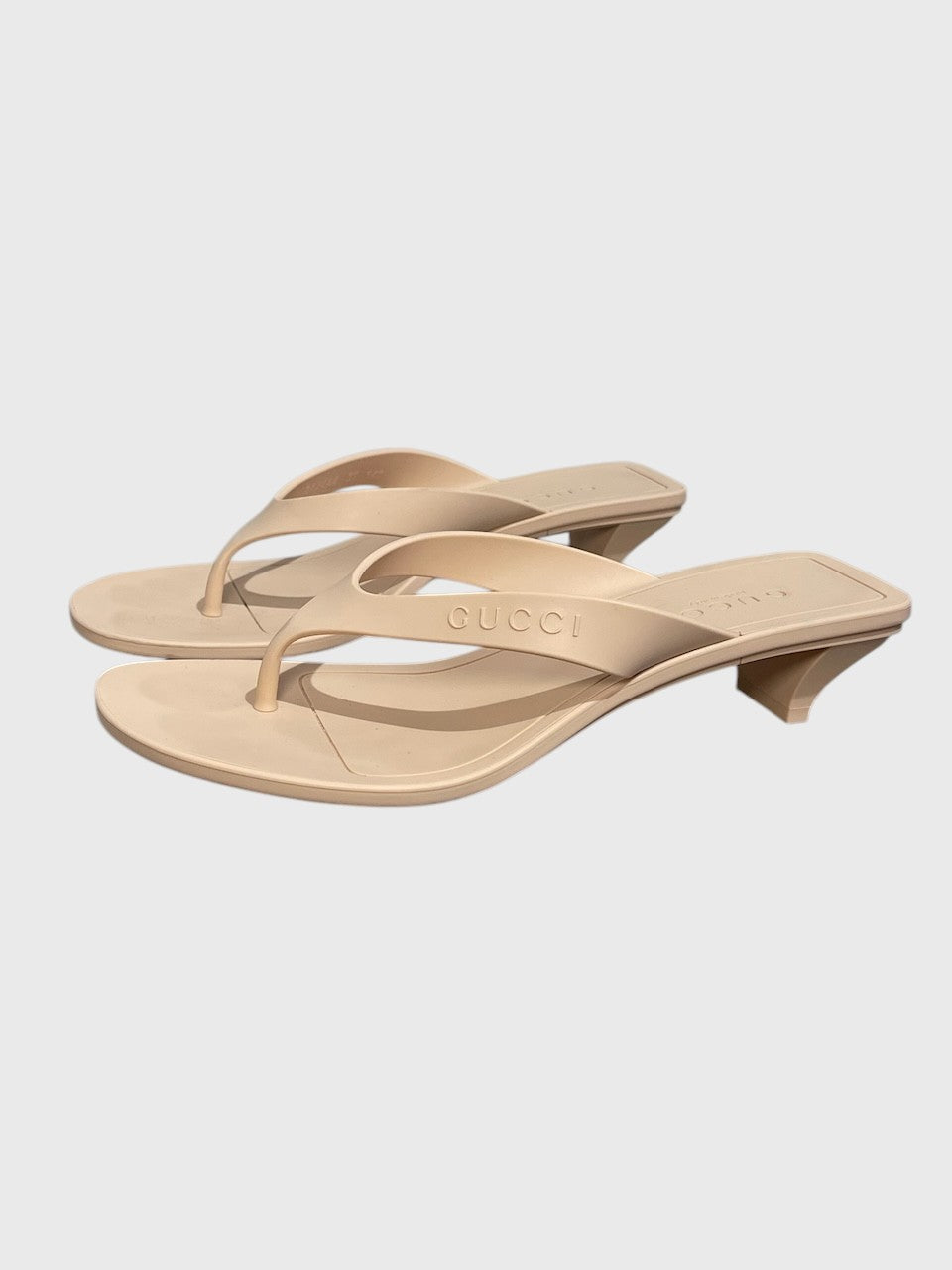 Tongs Gucci Vittoria beige T 37
