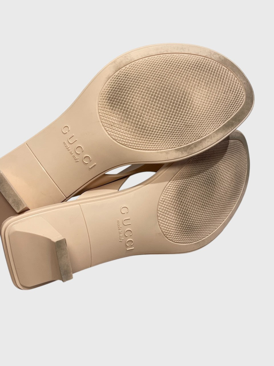Tongs Gucci Vittoria beige T 37