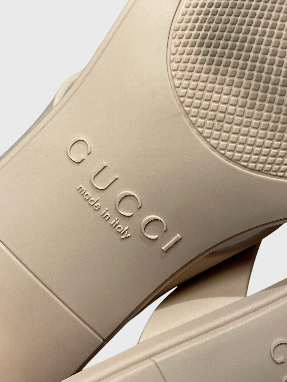 Tongs Gucci Vittoria beige T 37