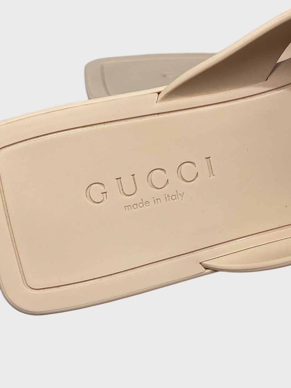 Tongs Gucci Vittoria beige T 37