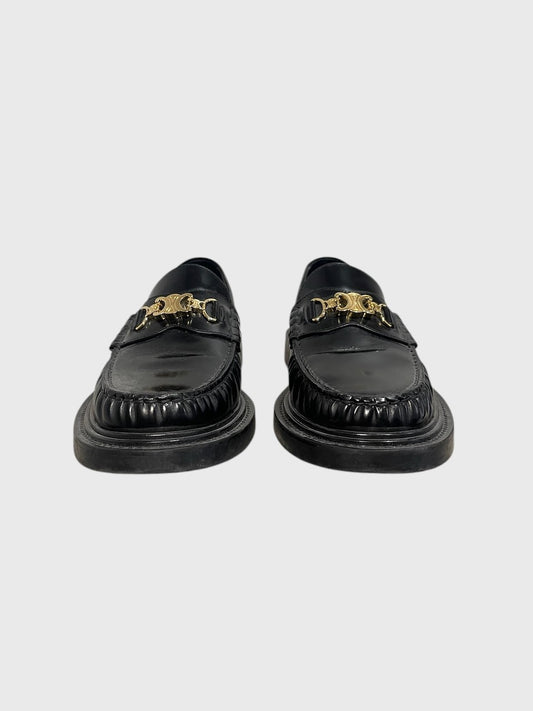 Mocassins Celine noirs T.40,5