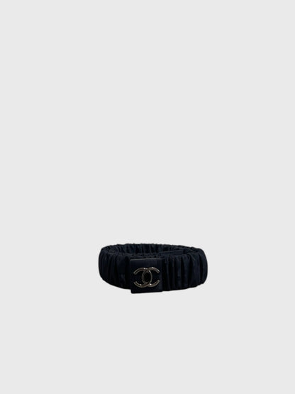 Ceinture Chanel bleu nuit T.36