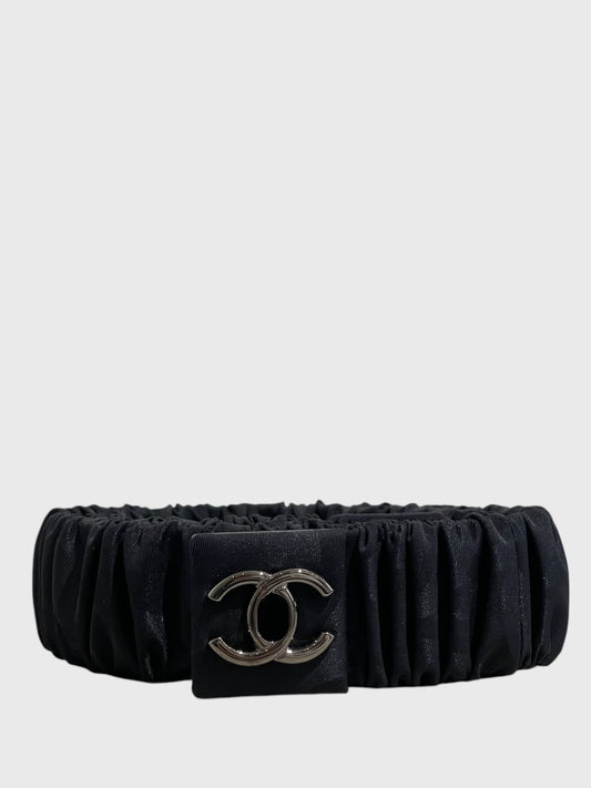 Ceinture Chanel bleu nuit T.36