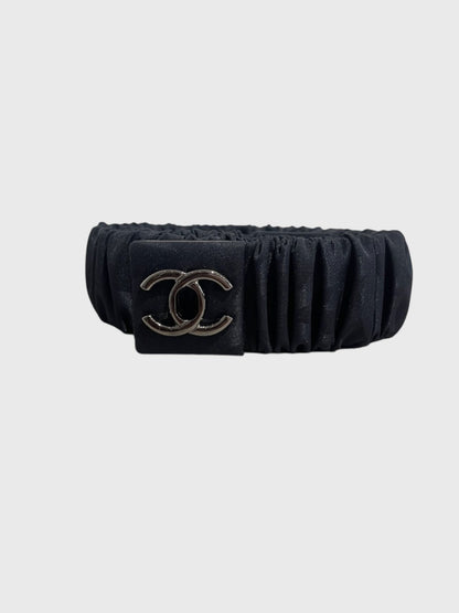 Ceinture Chanel bleu nuit T.36