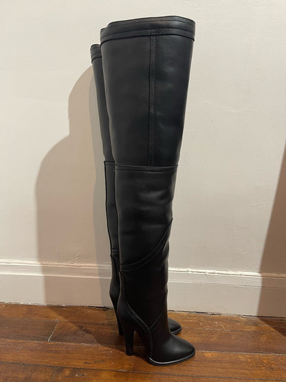 Bottes Saint Laurent Kensington noires T.38,5 NEUVES