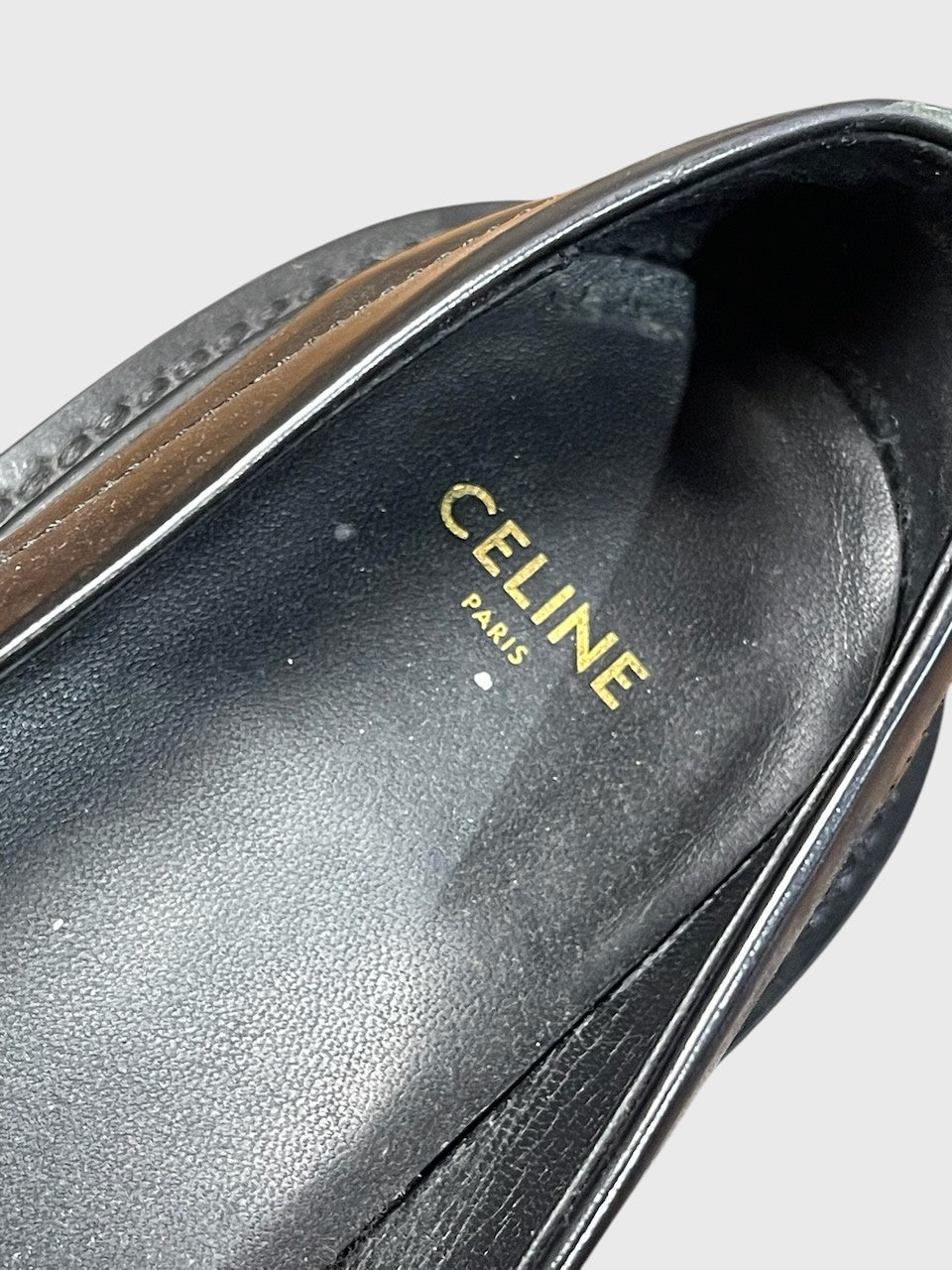 Mocassins Celine noirs T.40,5