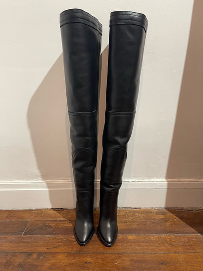 Bottes Saint Laurent Kensington noires T.38,5 NEUVES