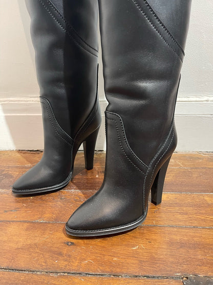 Bottes Saint Laurent Kensington noires T.38,5 NEUVES