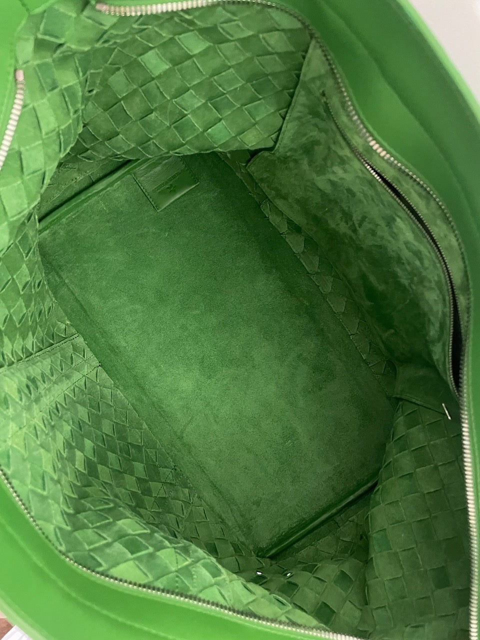 Sac cabas Bottega Veneta vert