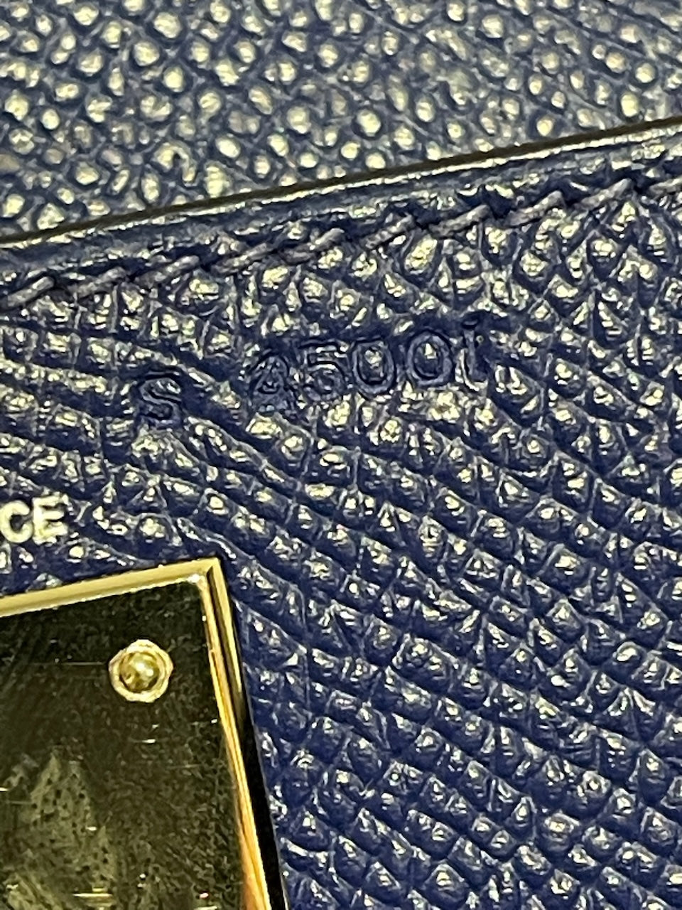 Sac Hermès Kelly 28 bleu