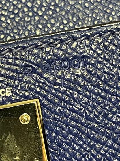 Sac Hermès Kelly 28 bleu