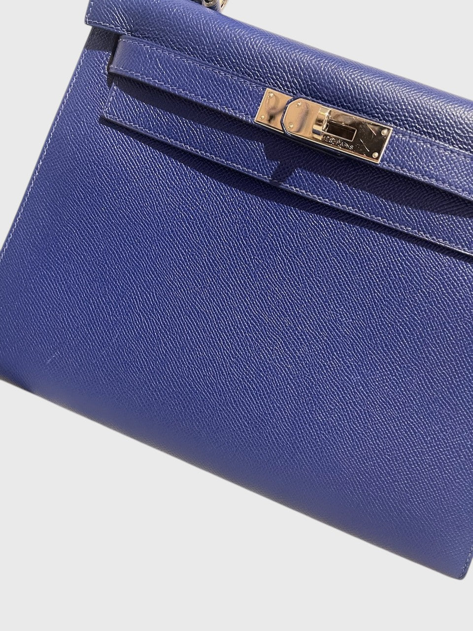 Sac Hermès Kelly 28 bleu