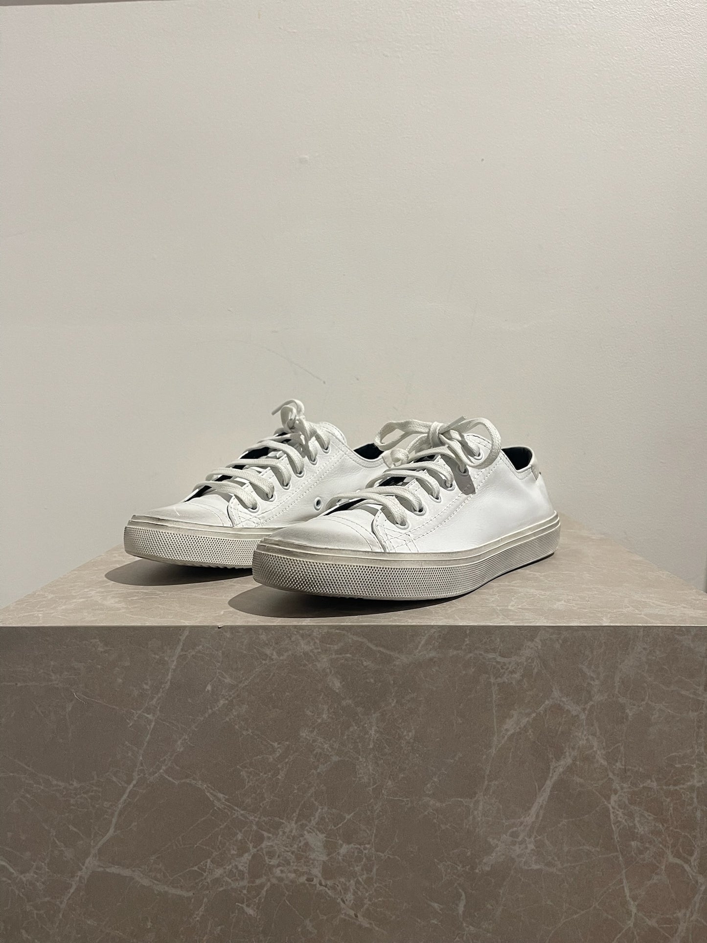 Basket Saint Laurent blanche BedFord T.38,5