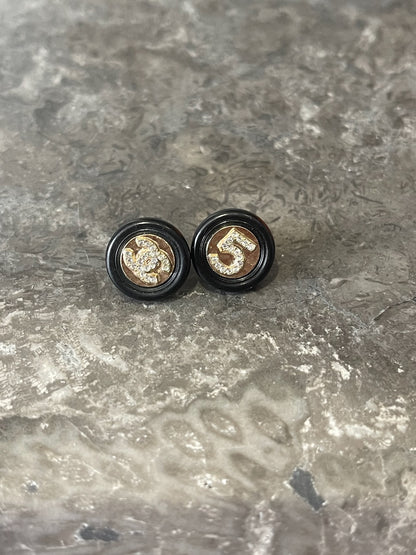 Boucles d'oreilles Chanel puces