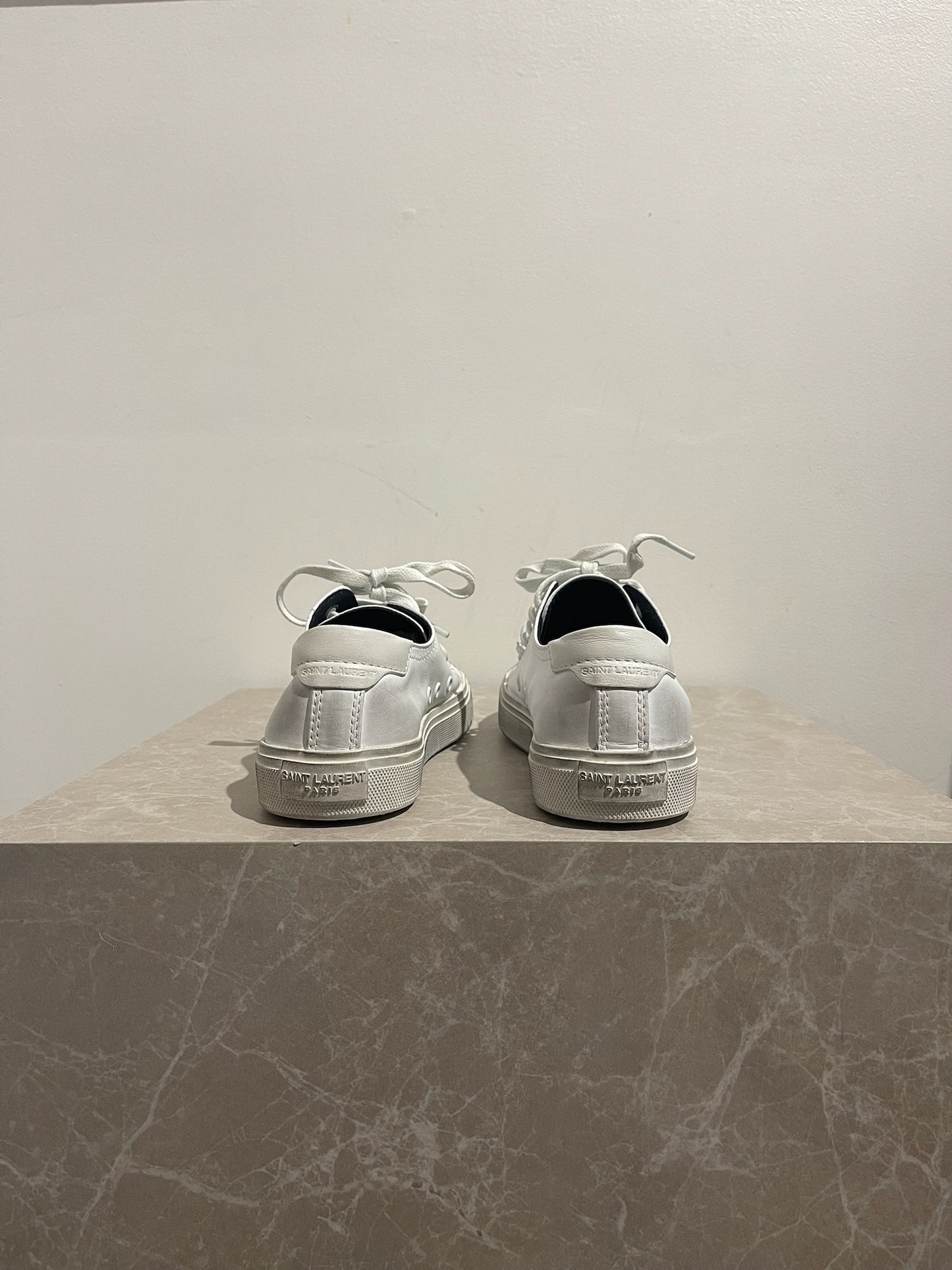 Basket Saint Laurent blanche BedFord T.38,5