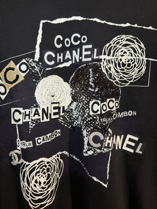 Sweat Chanel noir T.XS