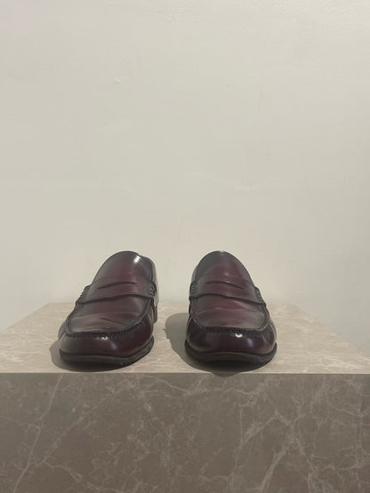 Mocassins Louis Vuitton rouge T.41