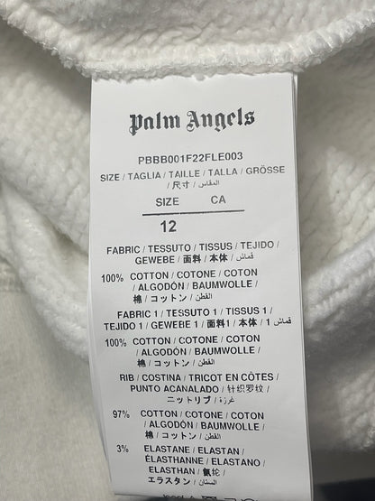 Sweat Palm Angels blanc T.12 ans