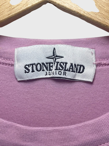 Sweat Stone Island rose T.10 ans
