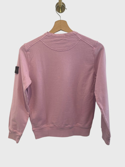 Sweat Stone Island rose T.10 ans