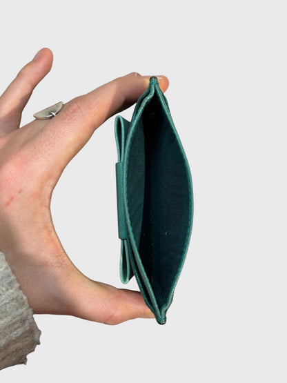 Porte-cartes Miu Miu vert