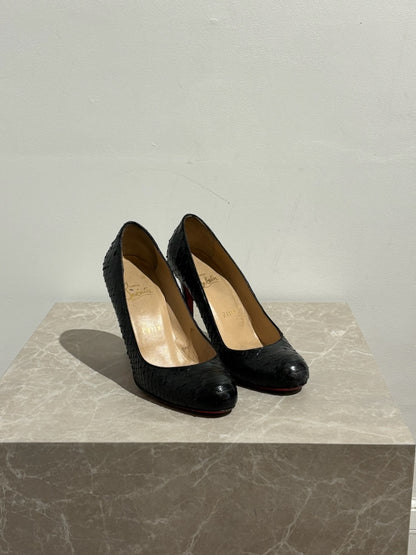 Escarpins Christian Louboutin noirs T.37,5