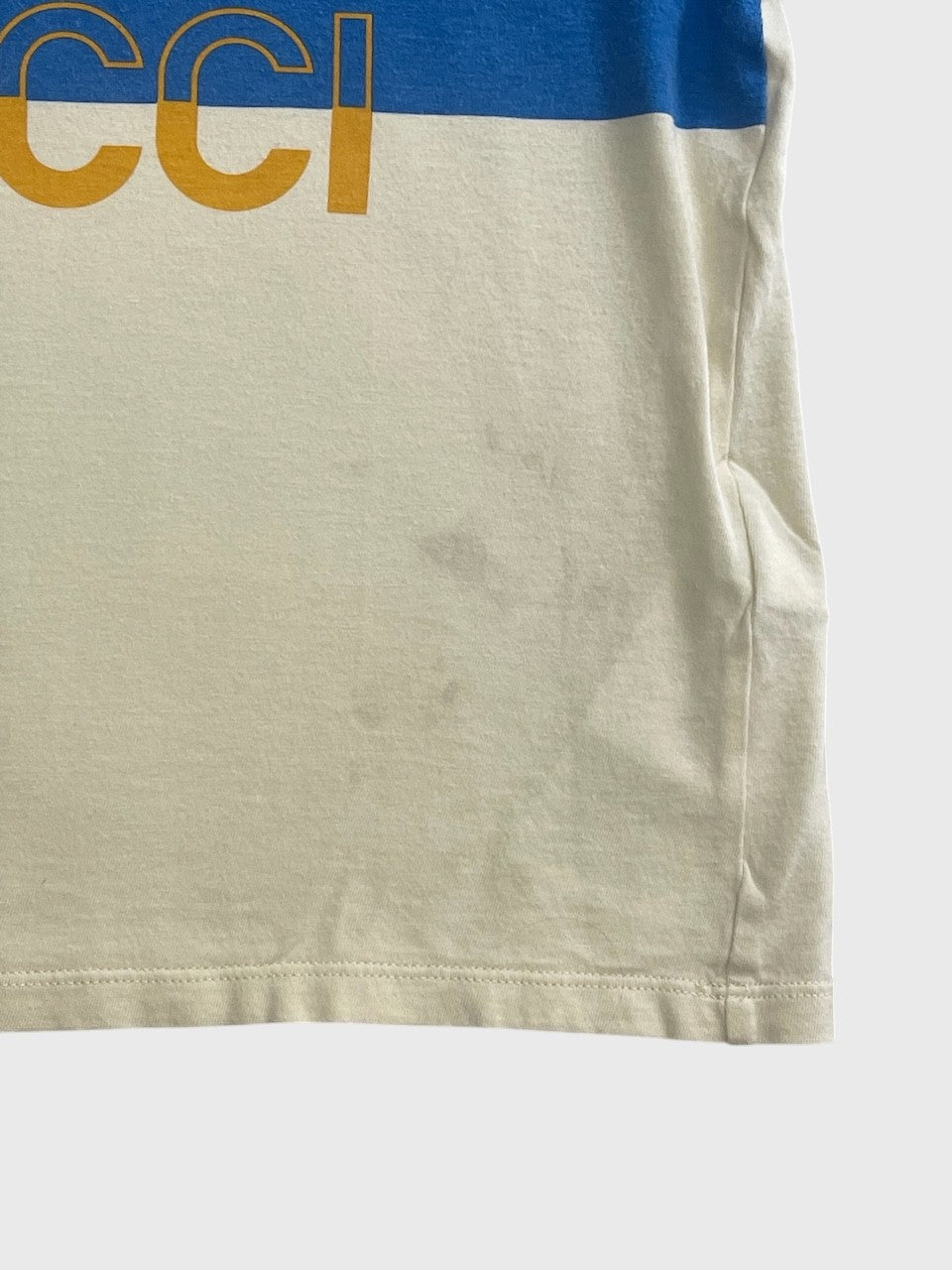 T-shirt Gucci bleu T.6 ans