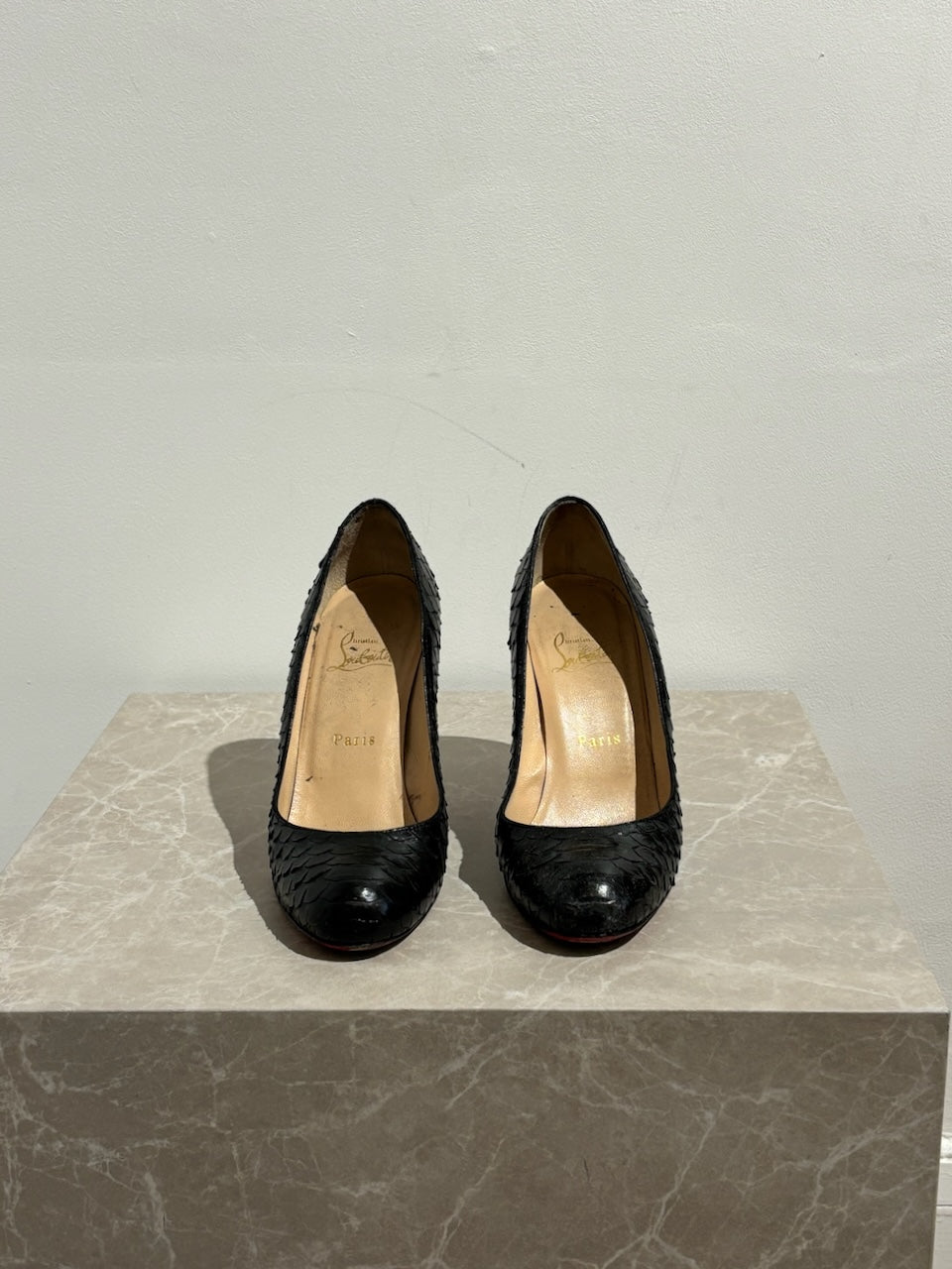 Escarpins Christian Louboutin noirs T.37,5