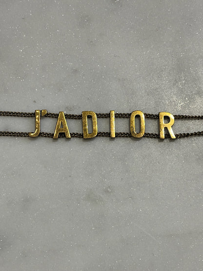 Collier Dior doré