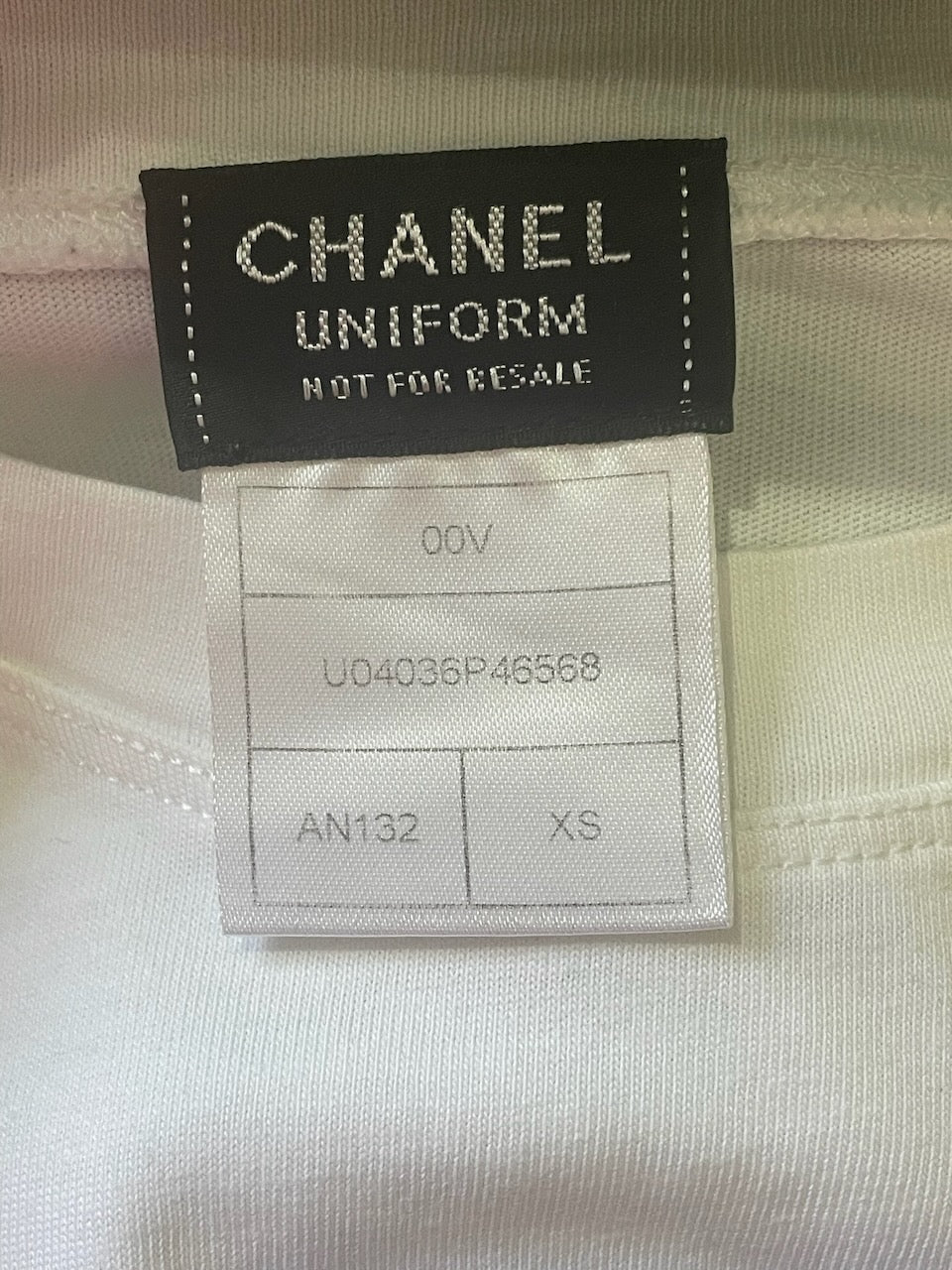 T-shirt Chanel blanc T.XS