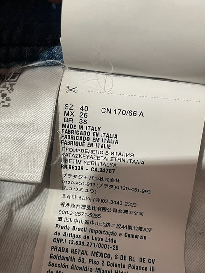 Jeans Miu Miu bleu T.40