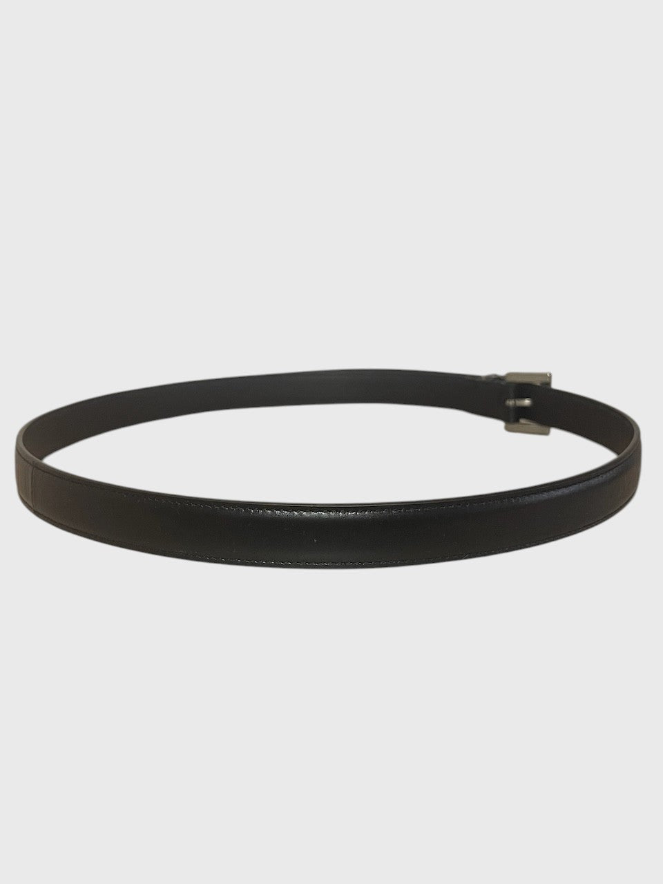 Ceinture Saint Laurent Cassandre noire T.85