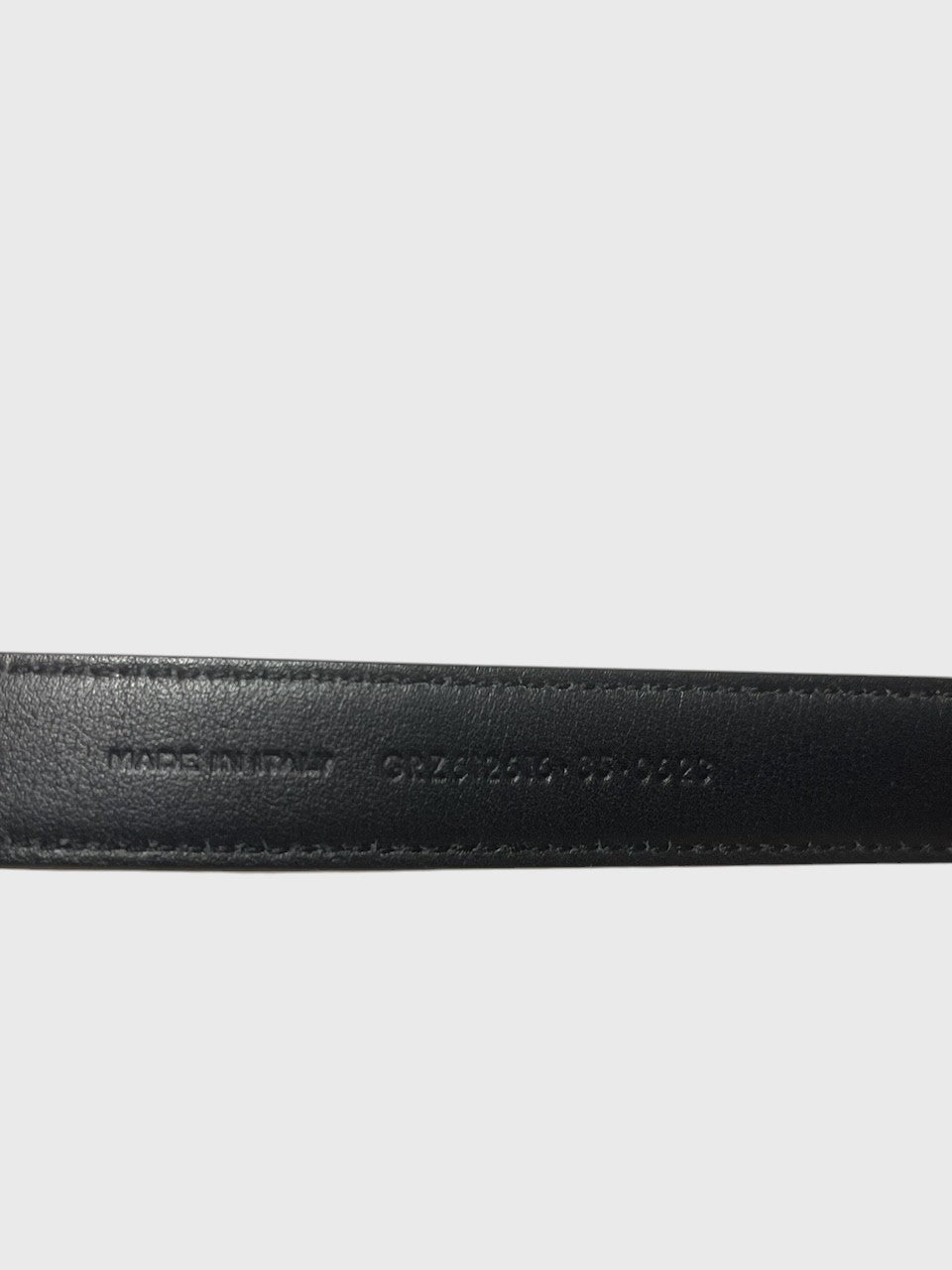 Ceinture Saint Laurent Cassandre noire T.85