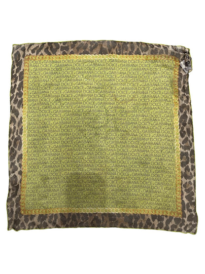 Foulard Dolce & Gabbana vert