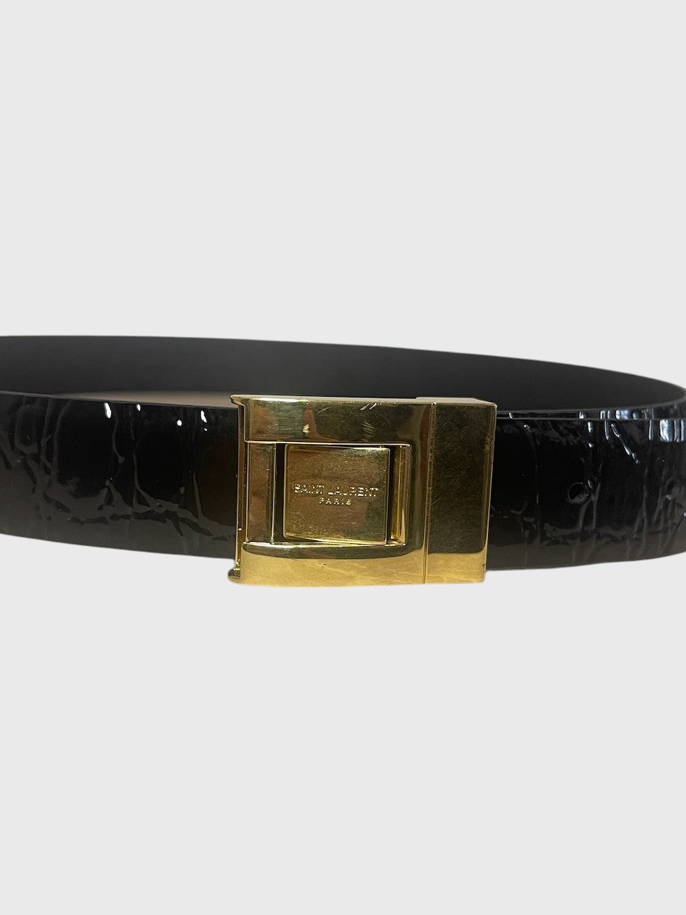 Ceinture Saint Laurent noire T.85
