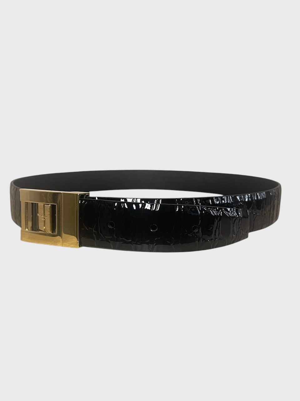 Ceinture Saint Laurent noire T.85