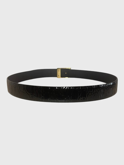 Ceinture Saint Laurent noire T.85