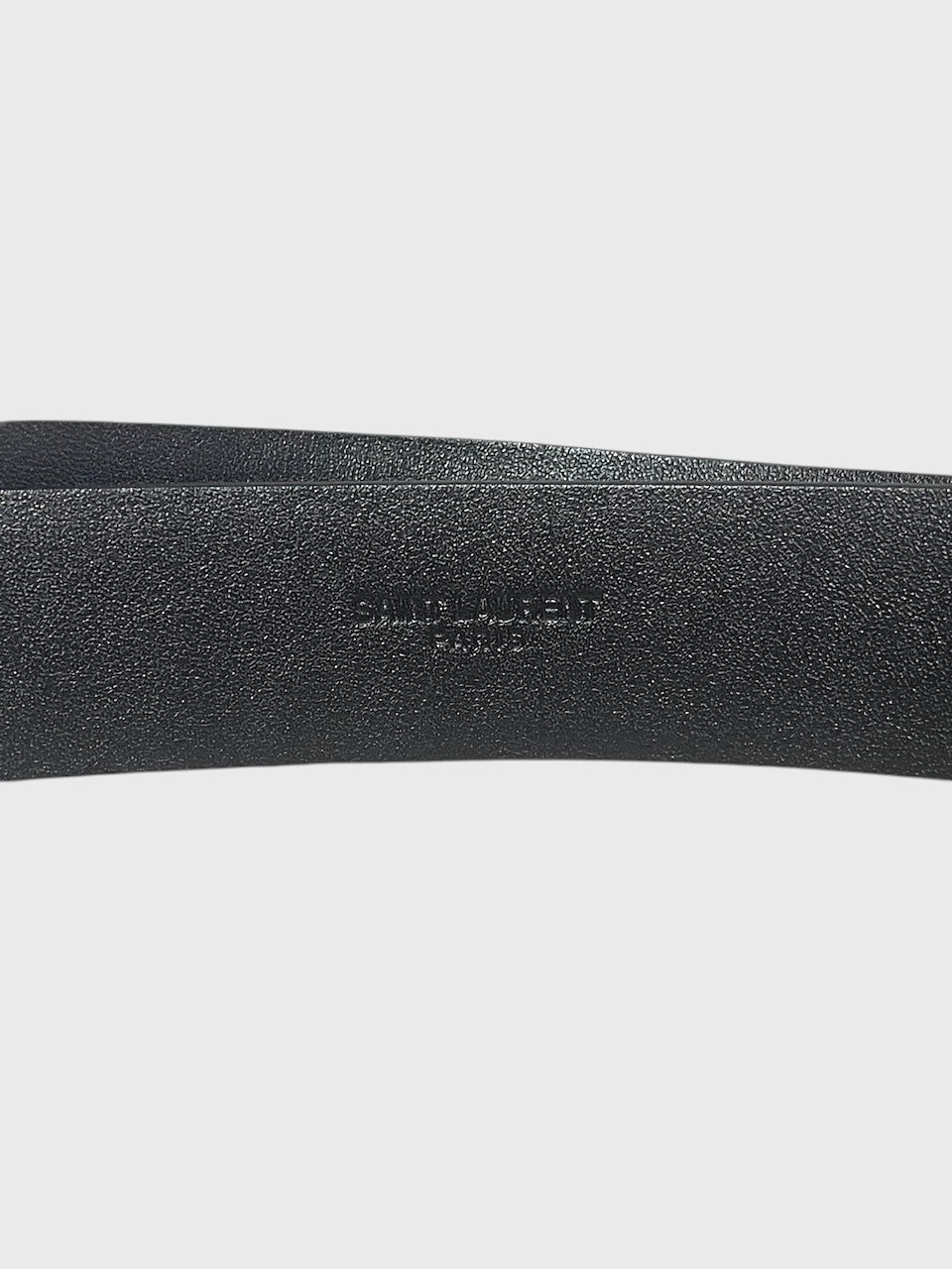 Ceinture Saint Laurent noire T.85