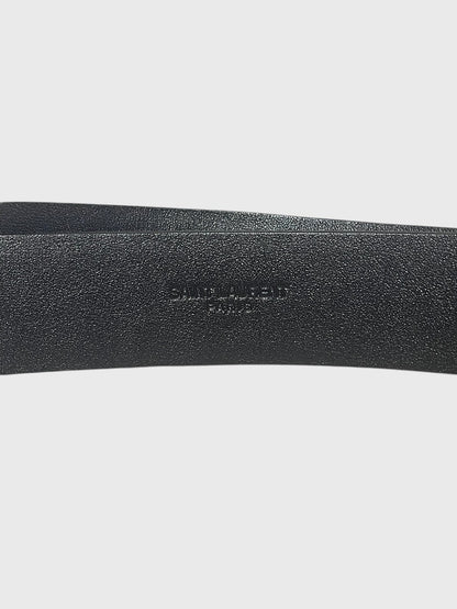 Ceinture Saint Laurent noire T.85