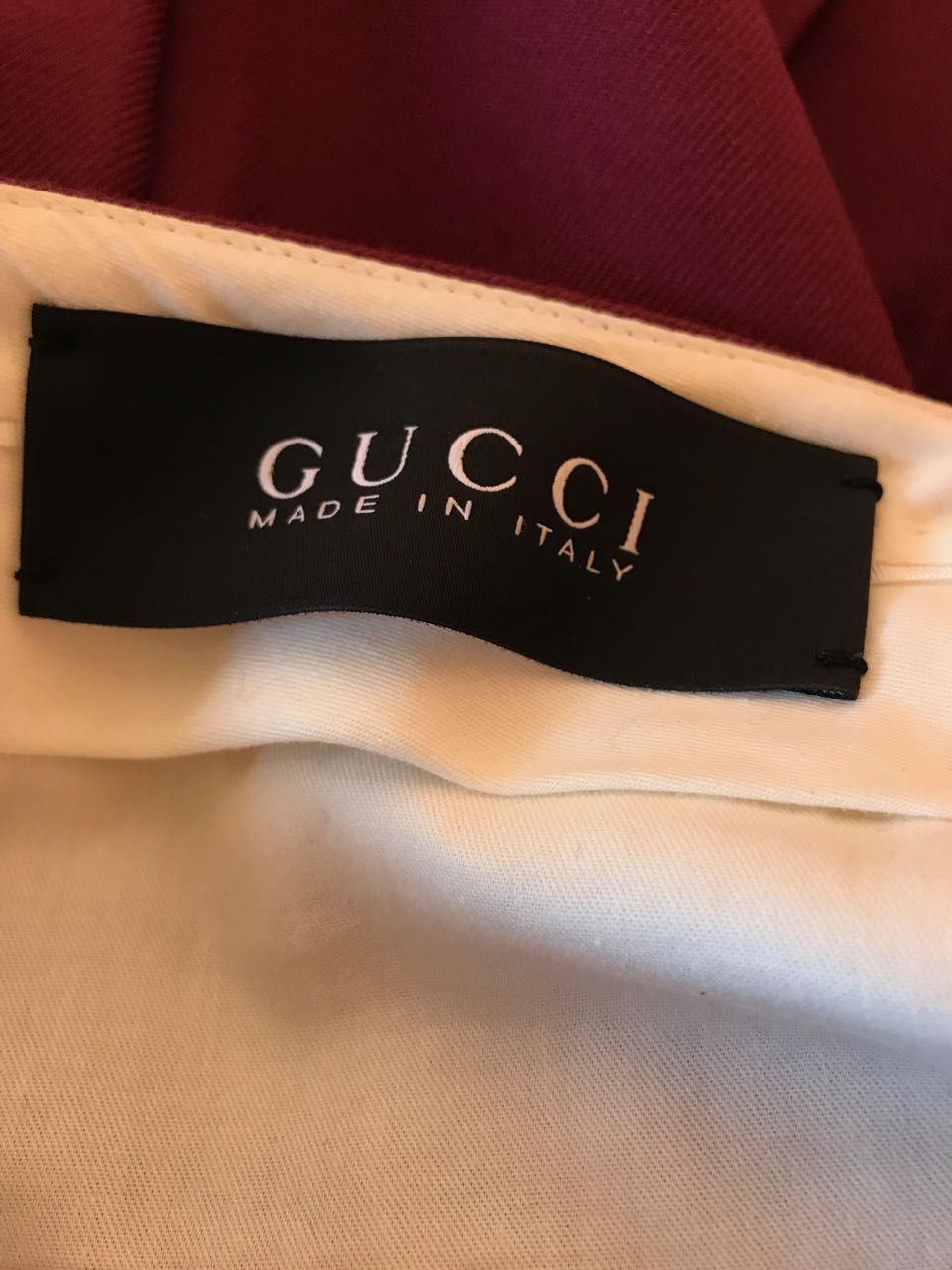 Pantalon Gucci bordeaux T.38