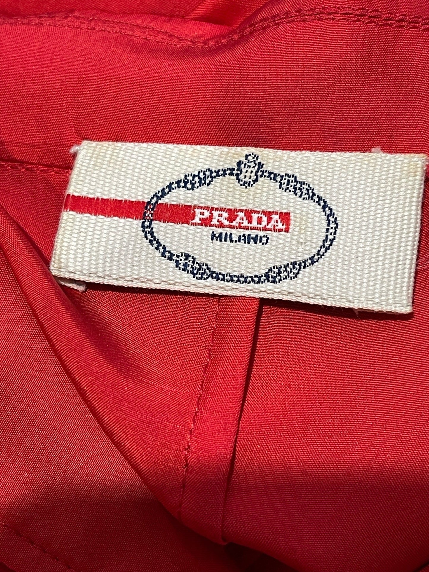 Robe Prada rouge T.40