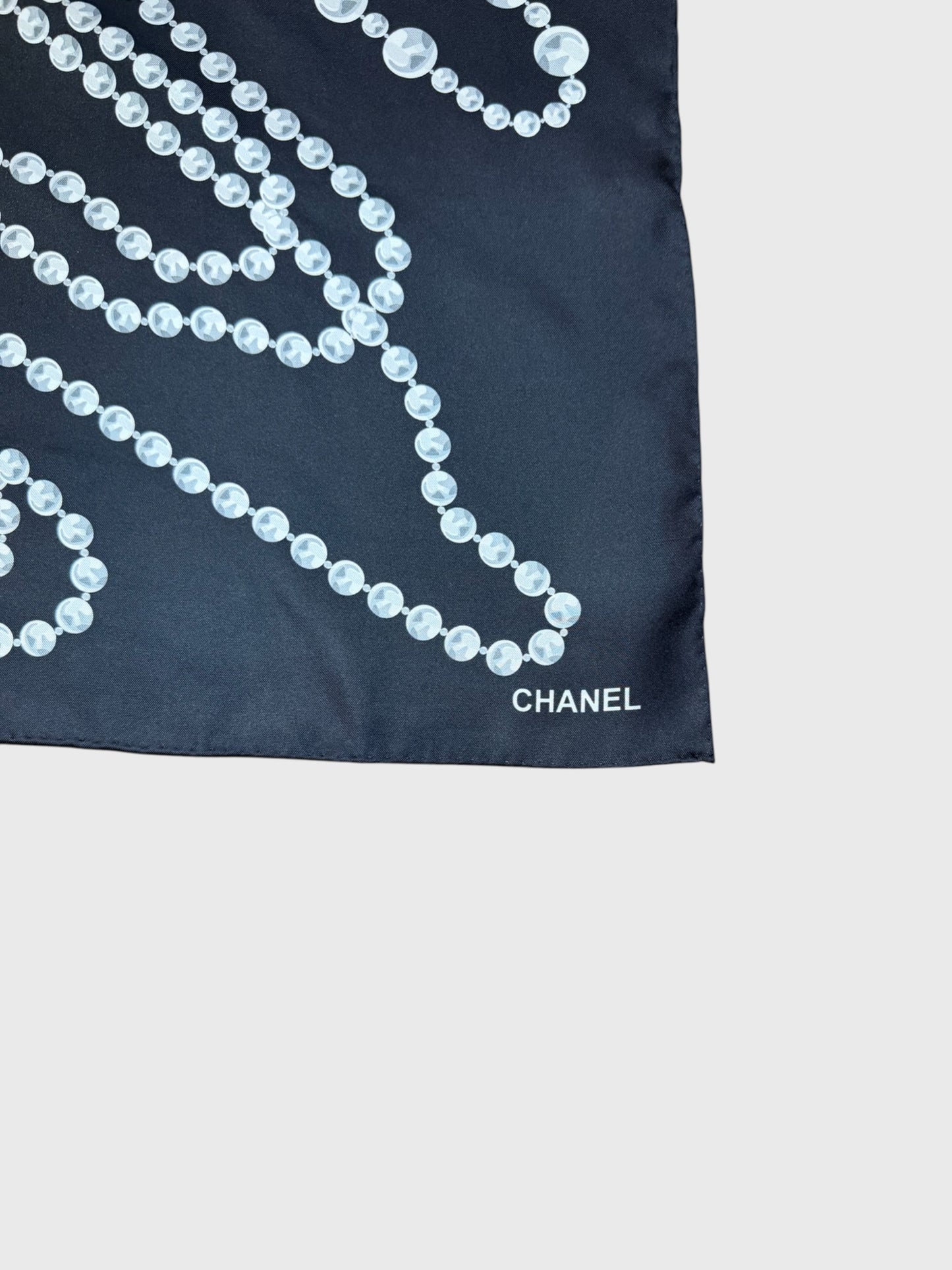 Foulard Chanel noir