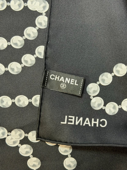 Foulard Chanel noir