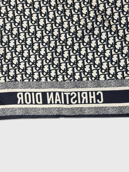 Foulard Christian Diortwin bleu gris