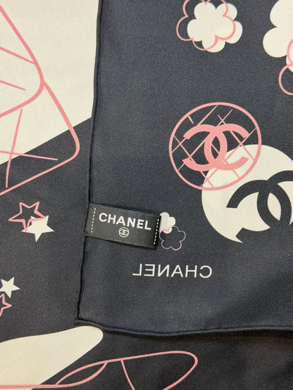 Foulard Chanel noir