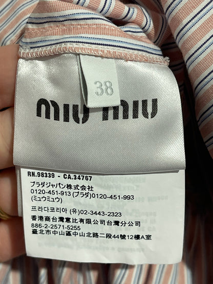 Robe Miu Miu rayée T.34