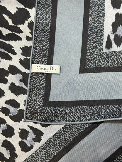 Foulard Christian Dior léopard