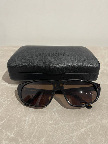 Lunettes de soleil Balenciaga écaille