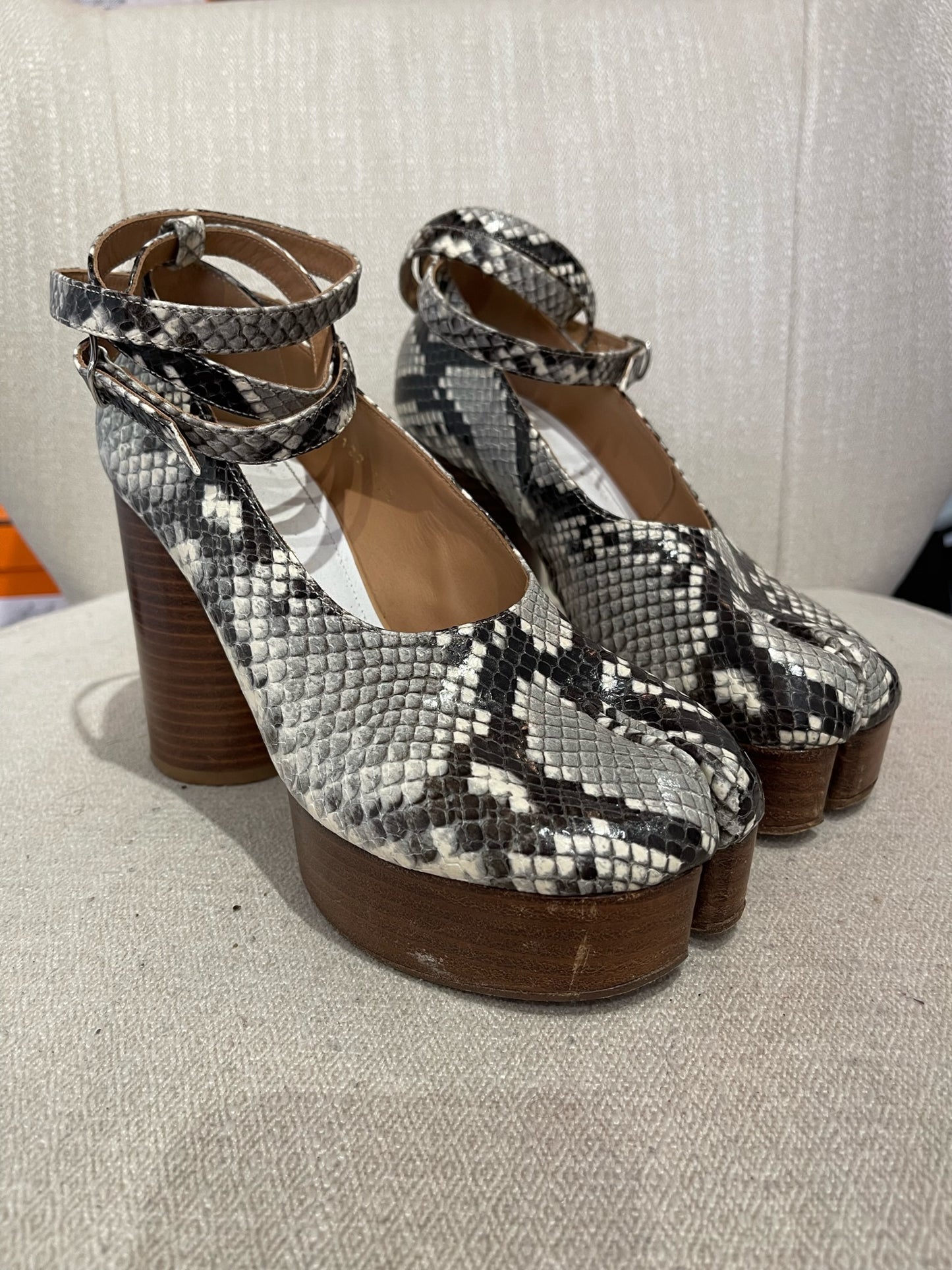 Escarpins Maison Margiela Tabi T.37,5